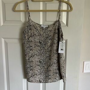 New with Tag-Equipment Snake Print Cami Size Medium